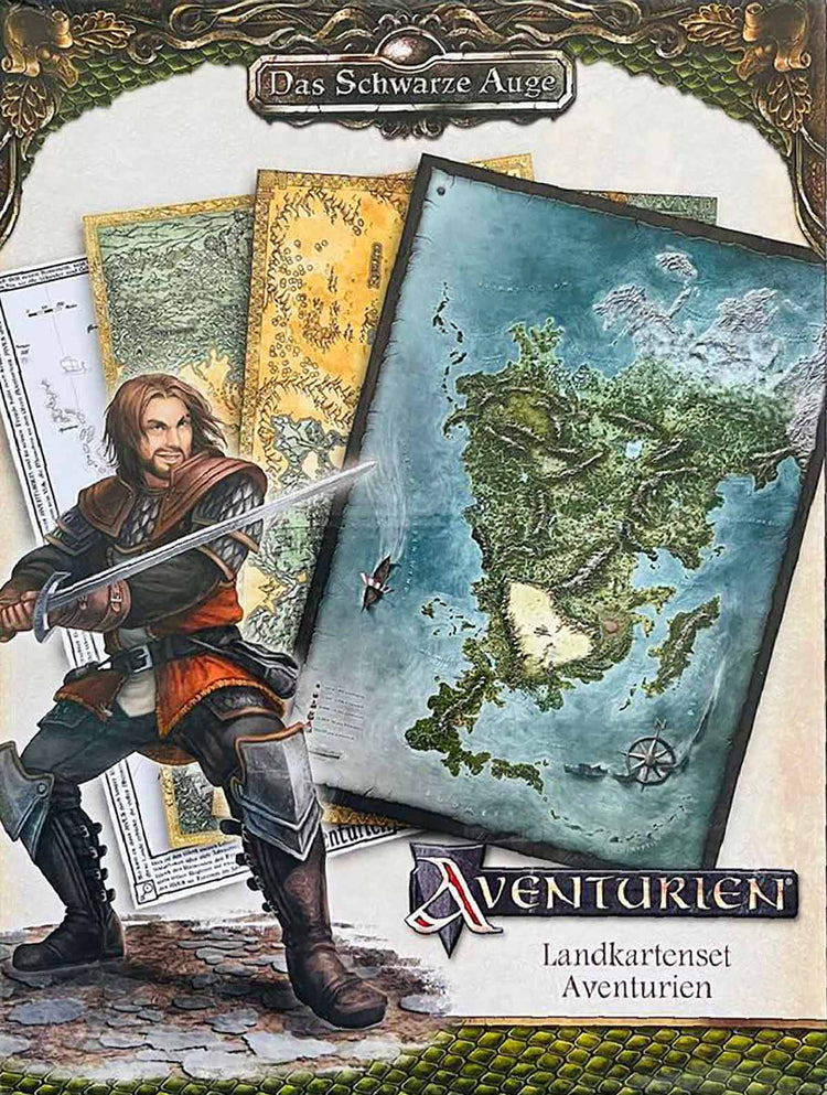 Publikation: Das Schwarze Auge - Landkartenset Aventurien